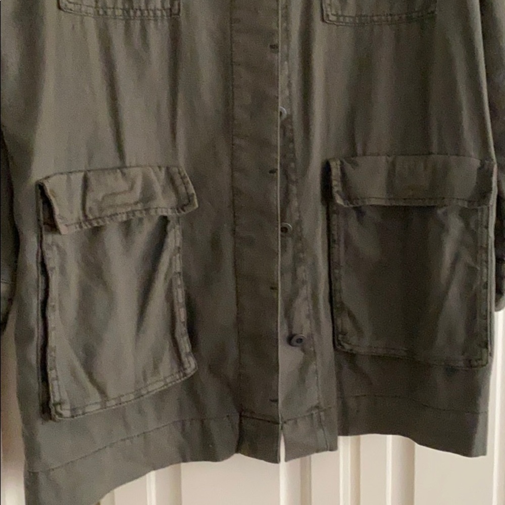 Green Cargo Jacket - image 3
